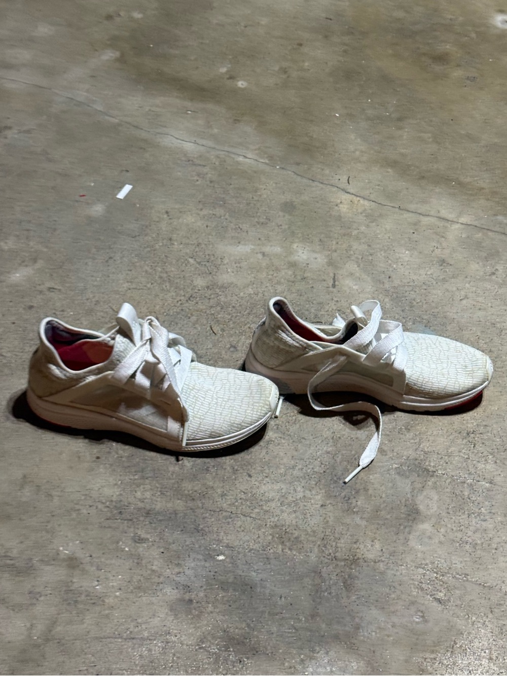 Adidas Bounce Edge Lux White Athletic Sneakers